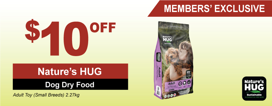 Nature's Hug Dog Dry Food Promo